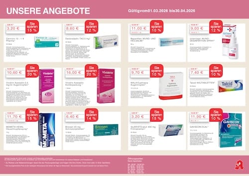 Prospekt Seite 2 mit Angeboten bis Ende Februar 2026